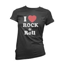 Camiseta I love Rock e Roll